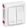 Legrand Interrupteur En Saillie-Interrupteur volet roulant ASL blanc