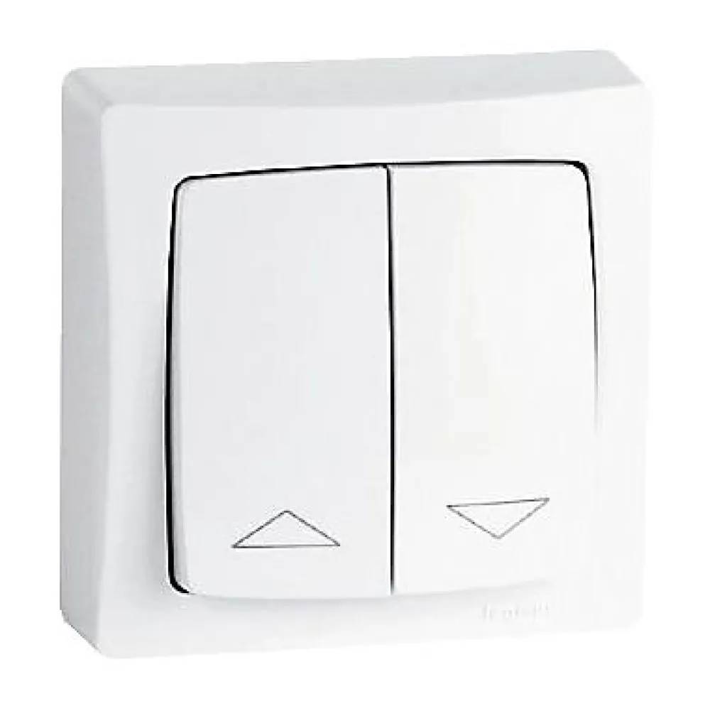 Legrand Interrupteur En Saillie-Interrupteur volet roulant ASL blanc
