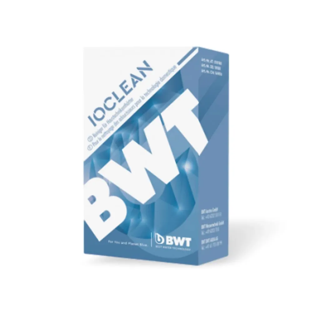 BWT Filtre Anti Calcaire-Ioclean - Boîte De 4 Pastilles Nettoyantes Pour Résines Et Bacs à Sel