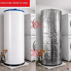 Euro Vanadium Isolant ballon d'eau chaude - 160x200 cm - Revêtement complet