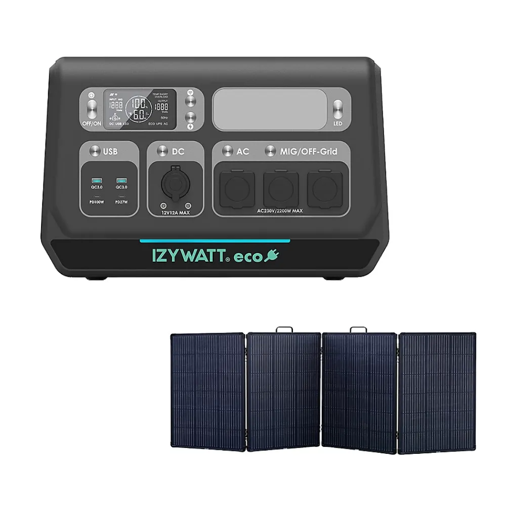 Orium IZYWATT.eco 2048Wh + panneau solaire pliant 315W