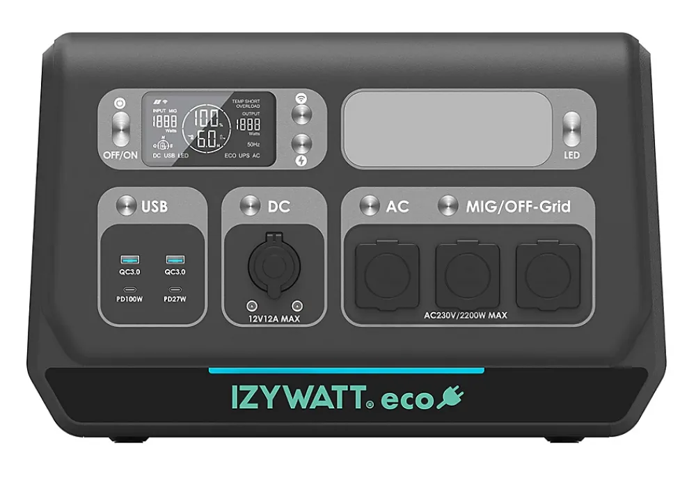 Orium IZYWATT.eco 2048Wh + panneau solaire pliant 315W