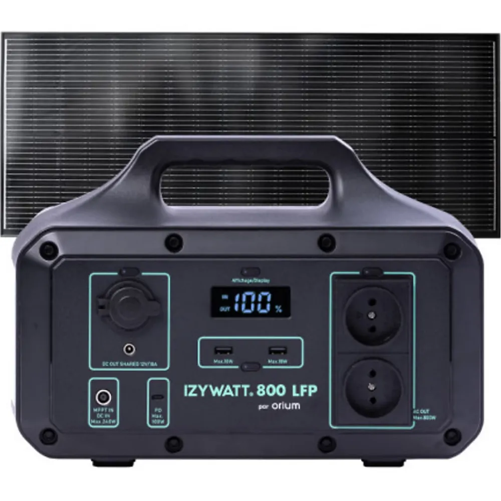 Orium Izywatt 800 + panneau solaire fixe 200W