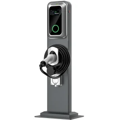 Jatrhg K1 kit de borne de recharge, 7,2 kW / 32 A, monophasé, avec câble type 2 de 8 m pour véhicules électriques, support inclus