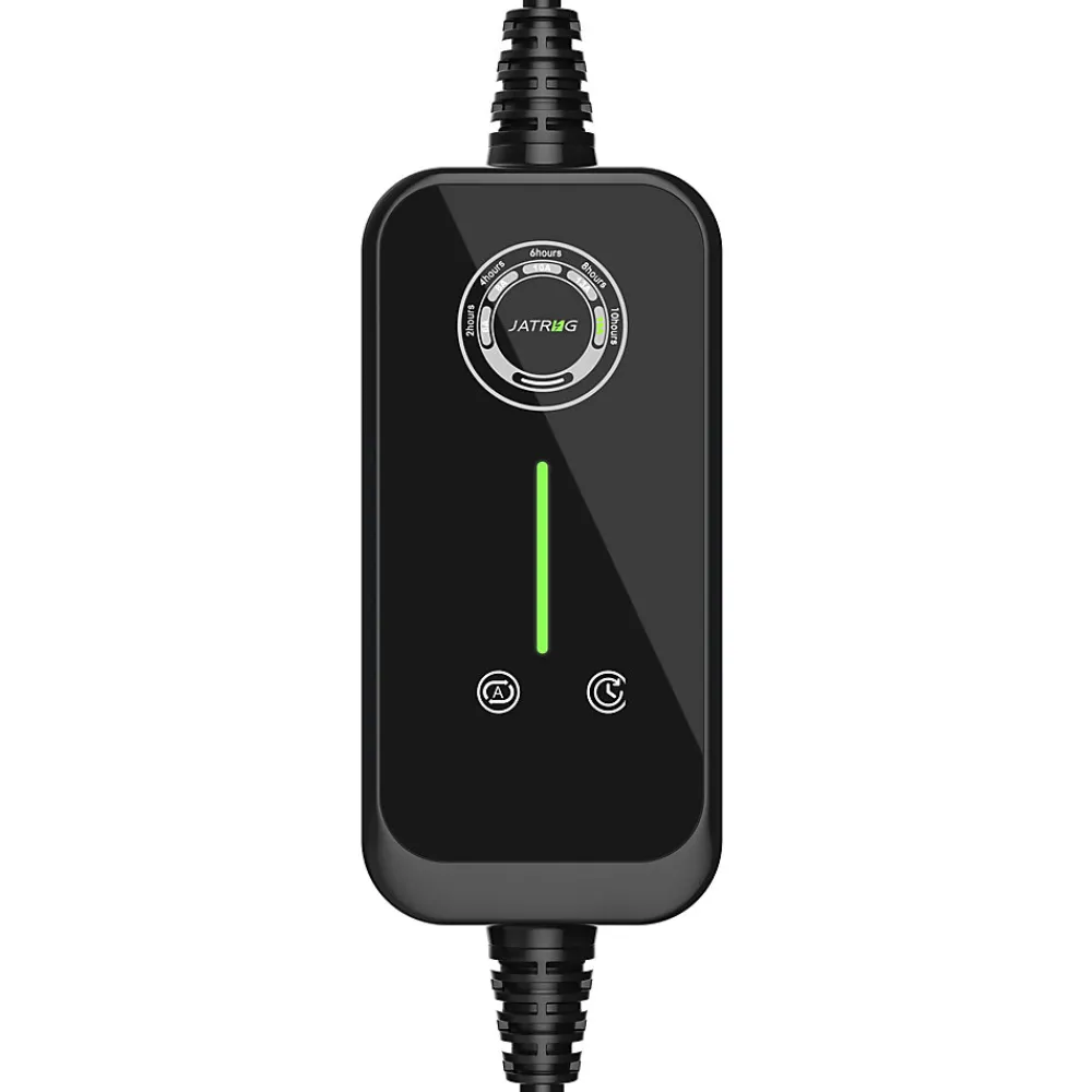 Jatrhg P1 chargeur portable réglable de 3,6kW à 1,5kW / 16A à 8A monophasé, 5m, type 2, pour véhicules électriques