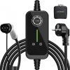 Jatrhg P1 chargeur portable réglable de 3,6kW à 1,5kW / 16A à 8A monophasé, 12m, type 2, pour véhicules électriques