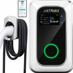 Jatrhg S1 borne de recharge IP66 pour véhicules électriques, 7,2 kW / 32 A, monophasé, avec câble type 2 de 6 m