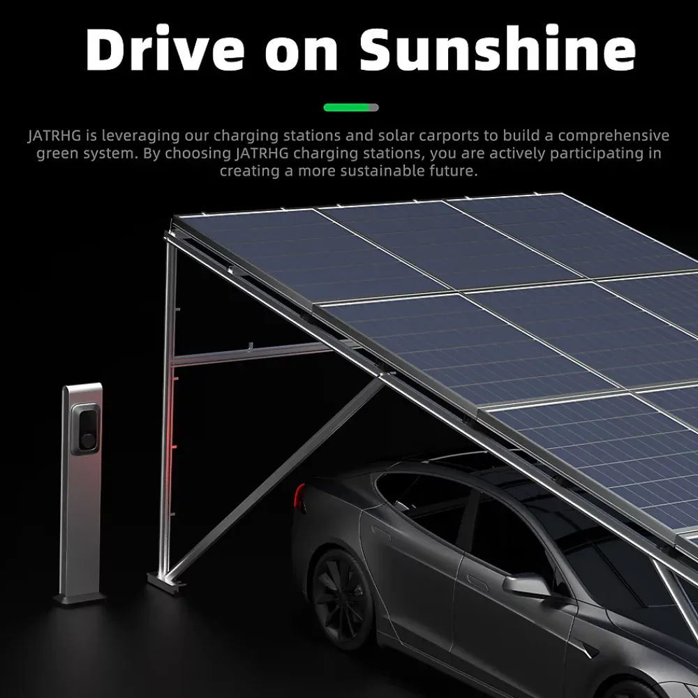 Jatrhg Borne Recharge Voiture Électrique-S2 borne pour véhicules électriques, IP66, avec prise de type 2 équipée de shutter, 7,2kW / 32A, monophasée