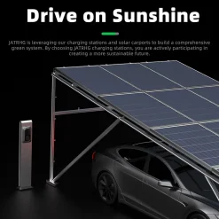 Jatrhg Borne Recharge Voiture Électrique-S2 borne pour véhicules électriques, IP66, avec prise de type 2 équipée de shutter, 11kW / 16A, triphasée