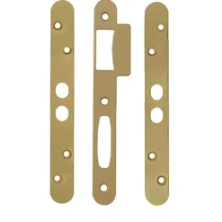 Vachette Loquet, Targette Et Moraillon De Porte-Jeu de gâche pour serrure à larder série 5700 plates bout rond - - 16614000