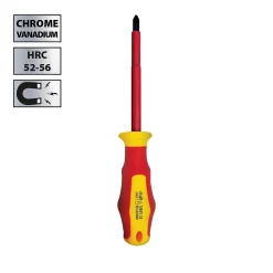 Velamp Jeu de 7 tournevis isolés (3 plats + 3 cruciformes + testeur)