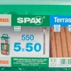 Spax France Vis Pour Terrasse-Jeu de vis pour terrasse Spax 5x50mm - 550 pièces