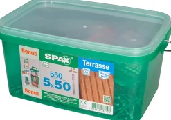 Spax France Vis Pour Terrasse-Jeu de vis pour terrasse Spax 5x50mm - 550 pièces
