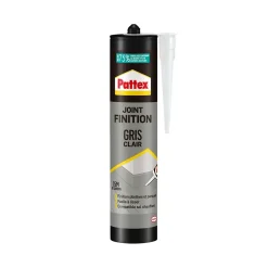 Pattex Mastic, Cartouche Joint Et Silicone-Joint de finition gris clair 280ml