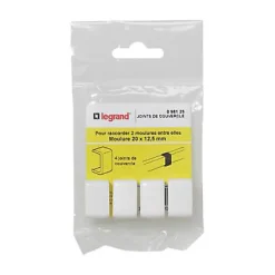 Legrand Moulure, Goulotte Et Plinthe-Joints couvercle pour moulure 20 x 12,5 mm