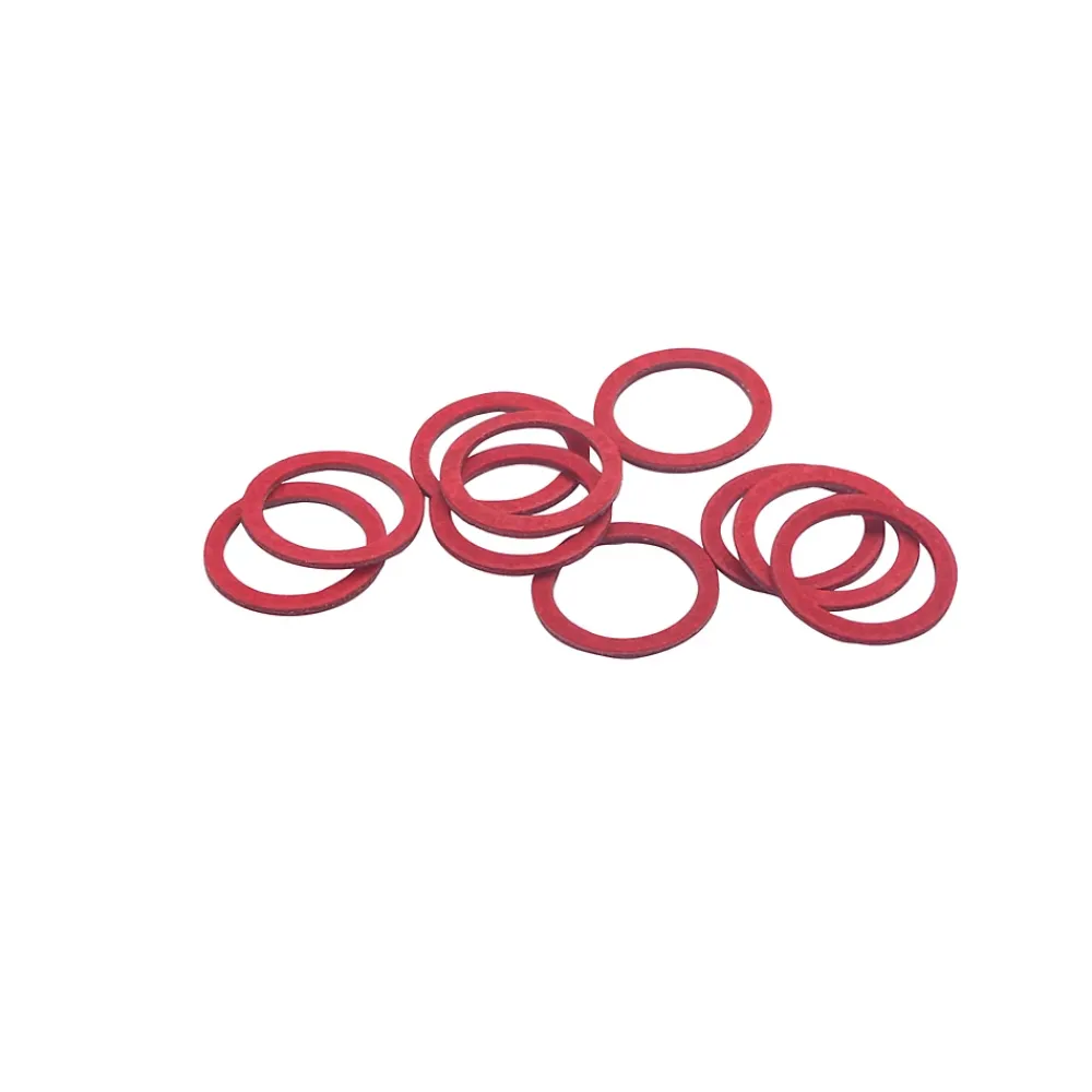 Noyon et Thiebault Joint Pour Raccord-10 joints plat fibre rouge 8x13mm
