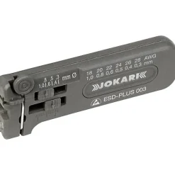 4M Pince À Dénuder-Jokari 40029 ESD-PLUS 003 antistatique - dénudeur de fil AWG 28 à 18 pour fils PVC