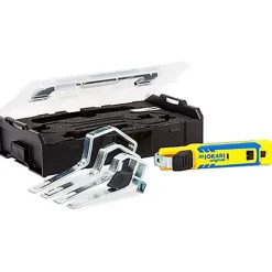 4M Pince À Dénuder-71000 Jokari Orginial - Coffret Dégaineur Jokari System 4-70 Avec Toutes Les Anses Pour Câble diamètre 4 à 70mm