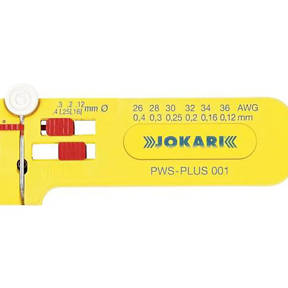 4M Pince À Dénuder-Jokari PWS-PLUS 001 (40024) Dénudeur fil pour PVC 0,12 à 0,40 mm
