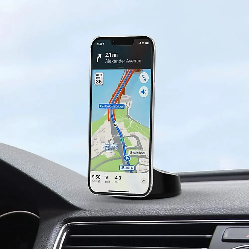 Kenu Accessoire Smartphone Et Tablette-support de téléphone pour voiture Airbase Magnetic noir