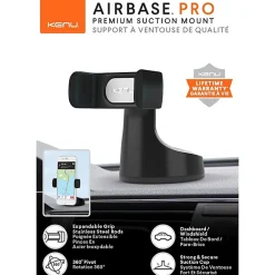 Kenu Accessoire Smartphone Et Tablette-support de téléphone pour voiture Airbase Pro noir