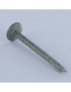 Homme Vis Express Clou À Tête D'Homme-Kg de pointes ARDOISE Tête extra large TEL 3X25 Diamètre de tête: 12 Forte tenue à la corrosion Acier galvanisé - 1 pièce
