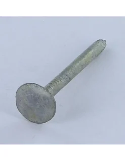 Homme Vis Express Clou À Tête D'Homme-Kg de pointes ARDOISE Tête extra large TEL 3X15 Diamètre de tête: 12 Forte tenue à la corrosion Acier galvanisé - 1 pièce