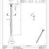 Vis Express Clou Torsadé-Kg de pointes Torsadées Forte tenue à la corrosion Acier galvanisé à chaud 5.7X140 - 1 pièce