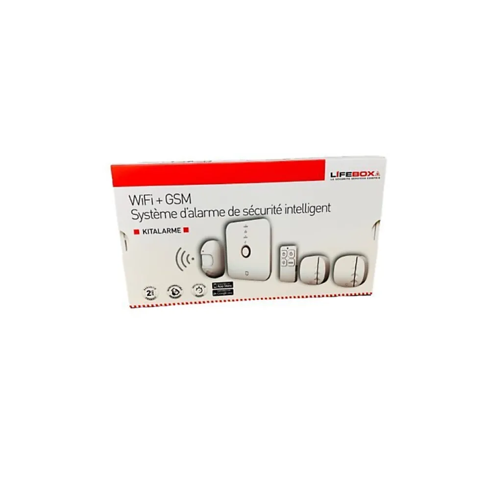 Lifebox Kit alarme de maison gsm et wifi kit 1