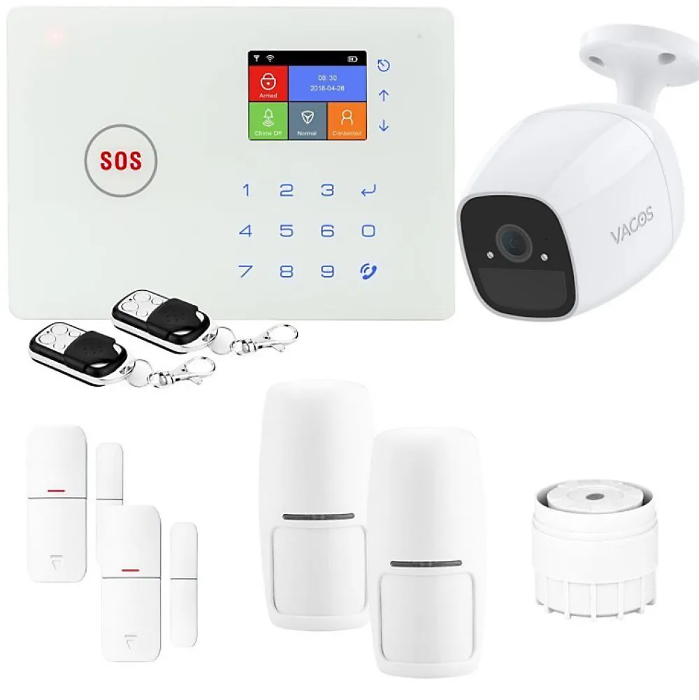 Lifebox Kit alarme maison 4G connectée sans fil wifi gsm amazone et caméra wifi - - kit9