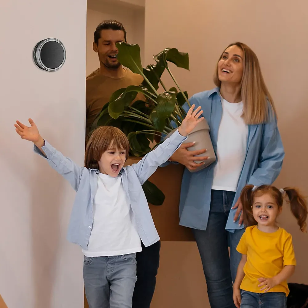 Kyf Kit Alarme Évolutif 868 Mhz connecté Wifi 2,4Ghz avec Sirène 90dB Flash LED intégré