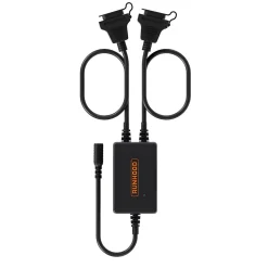 Runhood Panneau Solaire Plug And Play-Kit Atelier Mobile - 1200 W + 648 Wh + 100 W Solaire - Energie Nomade pour Chantier et Reparation