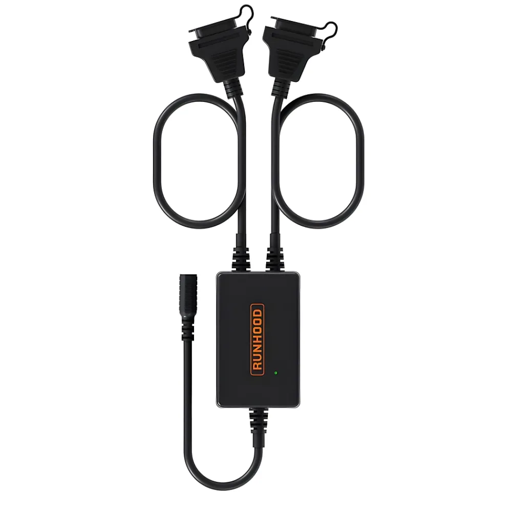 Runhood Panneau Solaire Plug And Play-Kit Atelier Mobile - 1200 W + 648 Wh + 100 W Solaire - Energie Nomade pour Chantier et Reparation