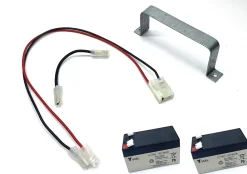 Proteco KIT- Automatisme de portail a battants - moteur 24V - AVEC batt. secours - systeme a verins - 250Kg - MYASTER 24 by - 1502