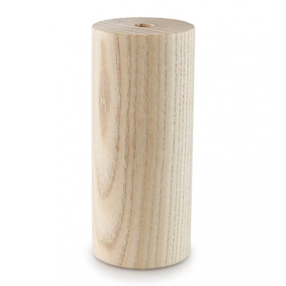 Lnd Kit Cache Douille Tube en Bois Brut 90mm à Personnaliser Une Touche Moderne pour Vos Luminaires