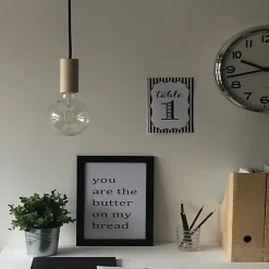 Lnd Kit Cache Douille Tube en Bois Brut 90mm à Personnaliser Une Touche Moderne pour Vos Luminaires