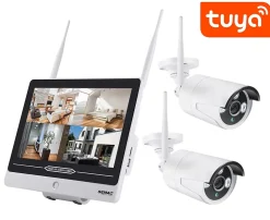 Semac Caméra De Surveillance-KIT 2 CAMERAS AVEC ECRAN 12'' - CAM 558
