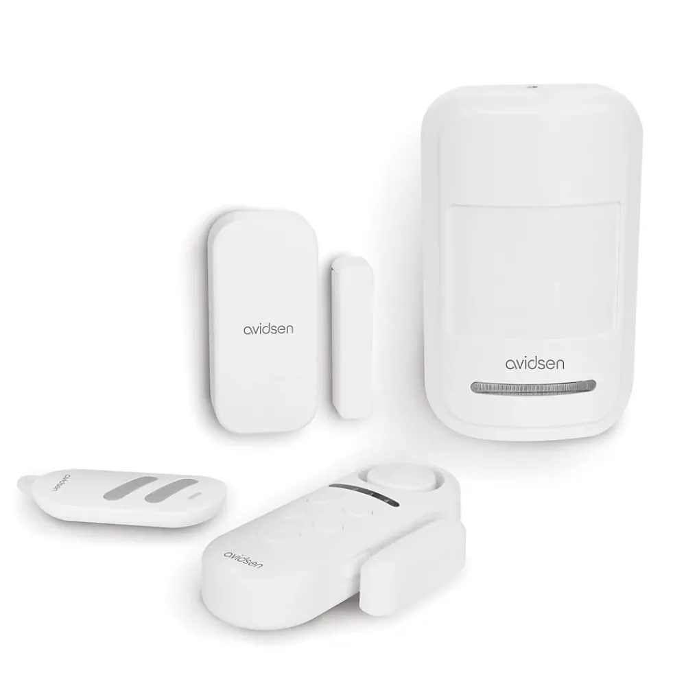 Avidsen Kit complet mini-alarme et ses accessoires Small Kit Guard -