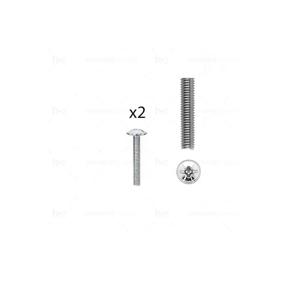 Hardwarexchange Vis D'Assemblage De Meuble-1 kit composés de 2 vis M4X25 mm zinguée Lot de 25