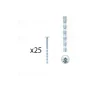 Hardwarexchange 1 kit composés de 25 vis M4X45 mm zinguée Lot de 25