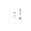 Hardwarexchange Vis D'Assemblage De Meuble-1 kit composés de 6 vis 4X18 mm galvanisé Nickel millésimé, Lot de 6