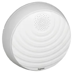 Legrand Sonnette Et Carillon-Kit Confort carillon et sonnette sans fil avec 15 mélodies alimentation par piles - blanc