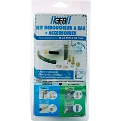 Geb Déboucheur Ventouse-Kit déboucheur à eau canalisation ø32-40 mm