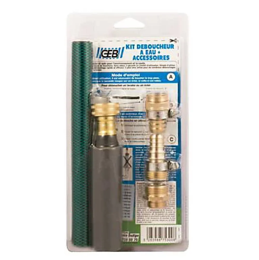 Geb Déboucheur Ventouse-Kit déboucheur à eau canalisation ø32-40 mm