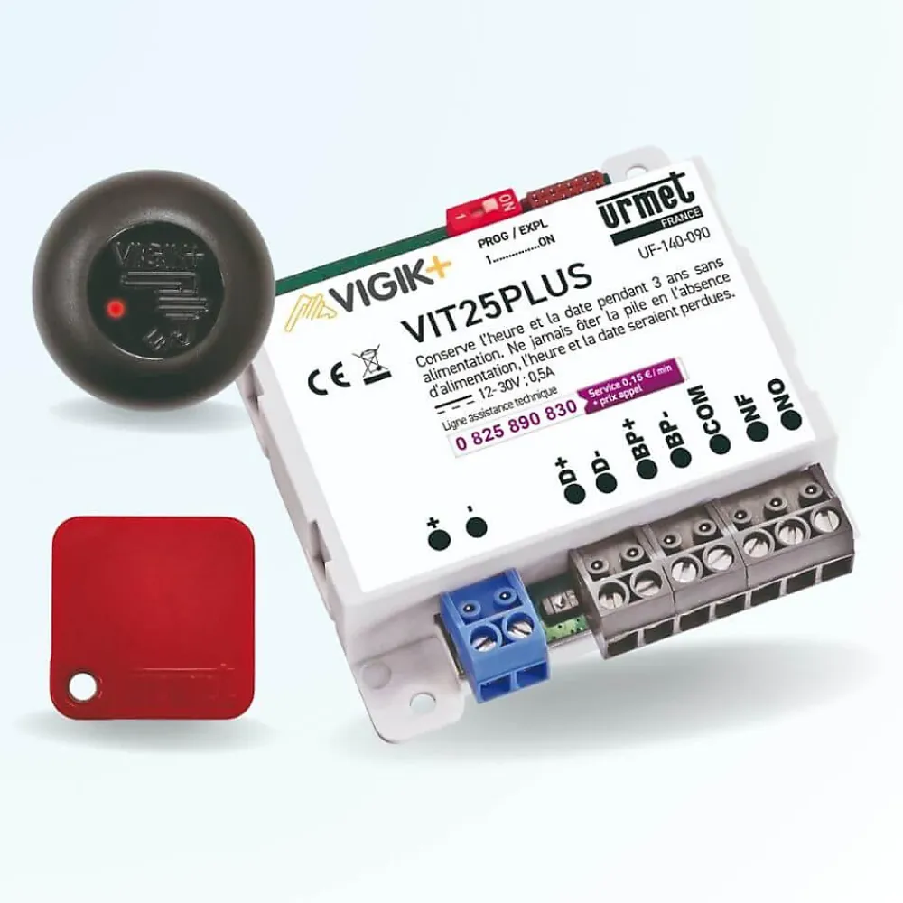 BT Security Serrure Et Gâche Électrique-Kit de contrôle d'accès vigik+ (pour pose encastrée) t25 - urmet