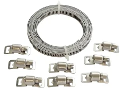 Somatherm for you Kit de de serrage inox , bande de 3 m + 8 têtes