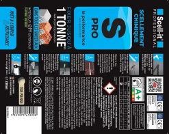 Scell-It Kit de scellement chimique 280 ml avec accessoires