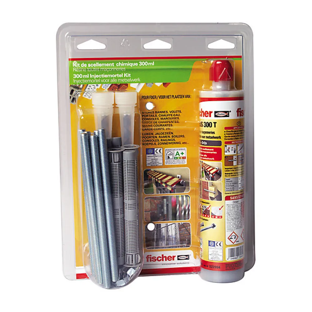Fischer Cheville Scellement Chimique-Kit de scellement FIS P 300 T