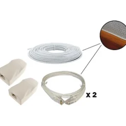Erard Câble Et Connectique Réseau-Kit déport éthernet PVC L. 20 m