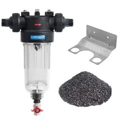 Toodo Filtration Évier-Kit Filtre à Charbon Actif Cintropur Te-ctn Nw280 + équerre Murale + 5 L Charbon Actif